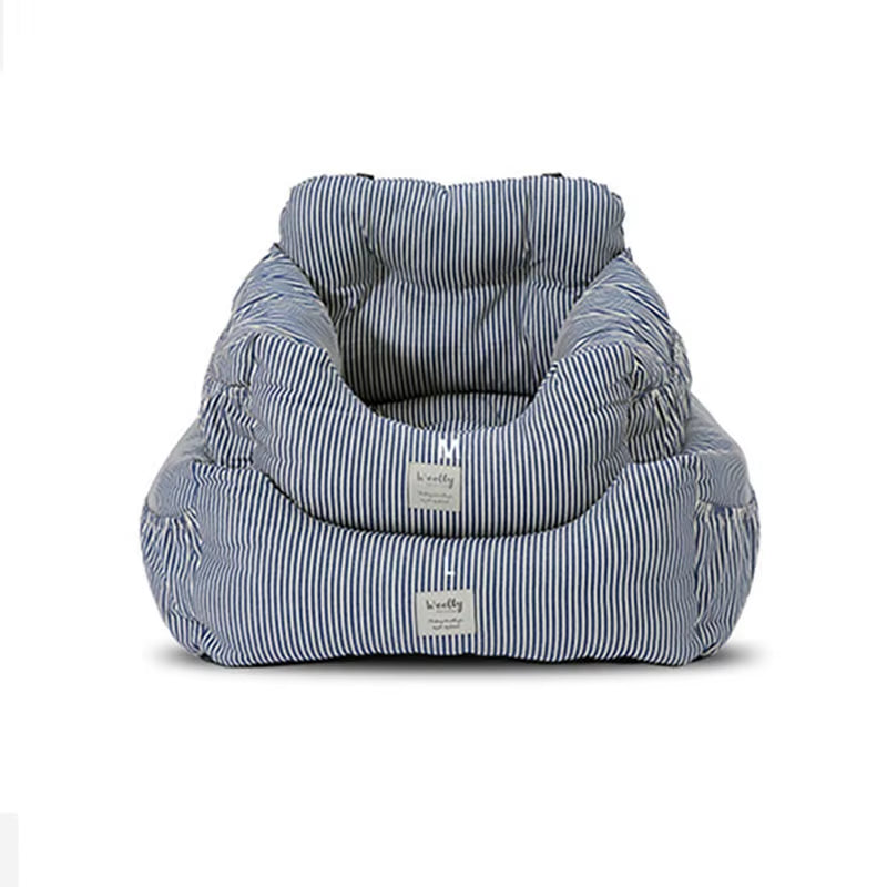 Small and Medium-Sized Dog Teddy Dog Kennel in Winter to Keep Warm to Unpick and Wash a Nest of Dual-Use Pet Car Safety Seat Pad