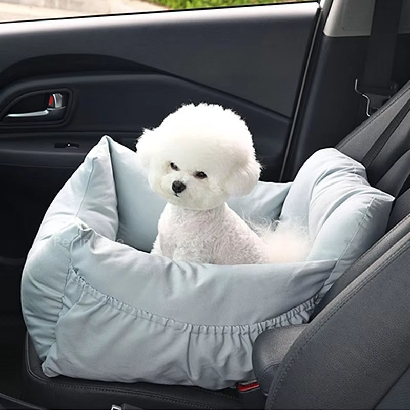 Small and Medium-Sized Dog Teddy Dog Kennel in Winter to Keep Warm to Unpick and Wash a Nest of Dual-Use Pet Car Safety Seat Pad